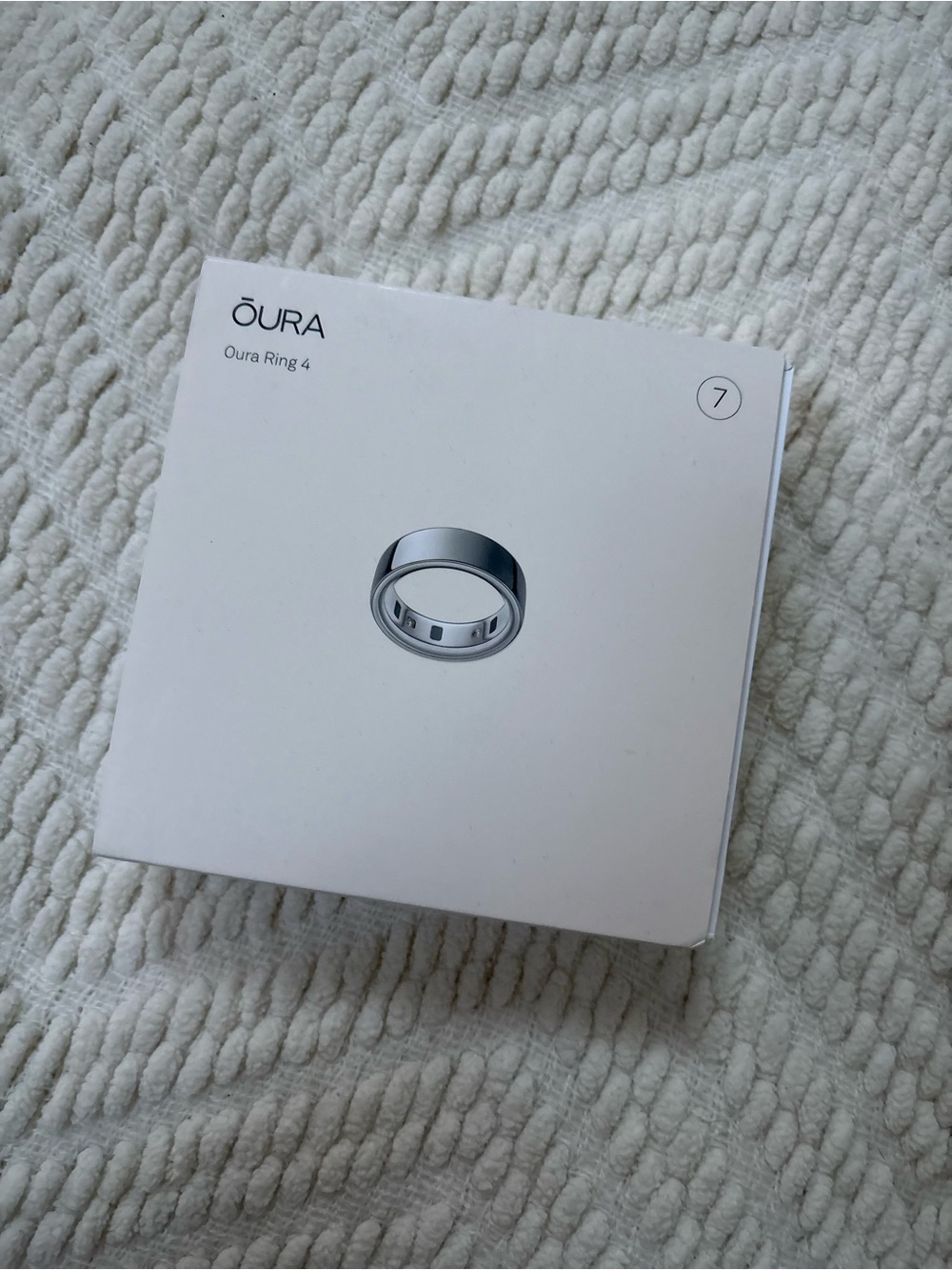 Oura Ring Packaging with Gray Inner Case - Oura